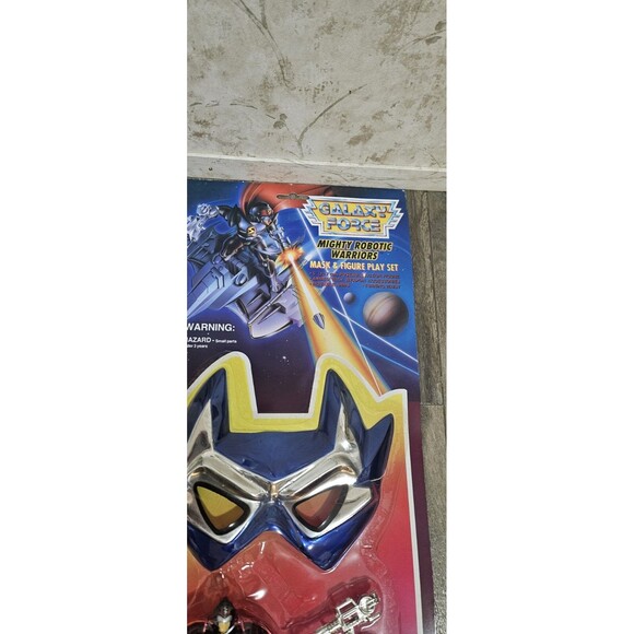 Galaxy Force Stellar Force Chap Mei Mask And Figure  Vintage NOS KO Power Ranger - Picture 5 of 7